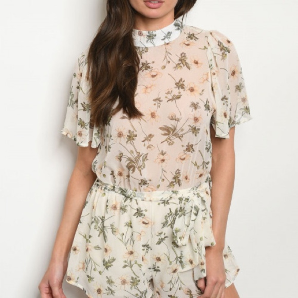 Sheer Romper - Picture 2 of 3